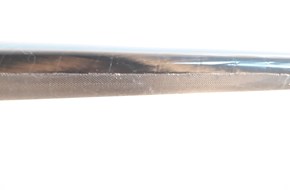 Carbon tube filament winding half peel ply surface half folio/glittering surface