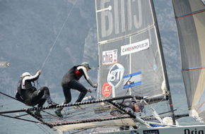 bt carbon used in a world championship of sailing