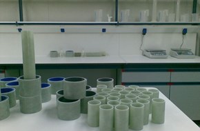 lab samples glass fiber