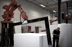 robot gripper rectangular carbon tubes 100x200mm